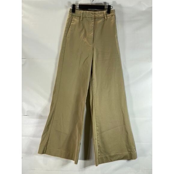 Tomorrow Pants - TOMORROW Women's Camel Ellen Wide-Leg High-Rise Pant SZ 25